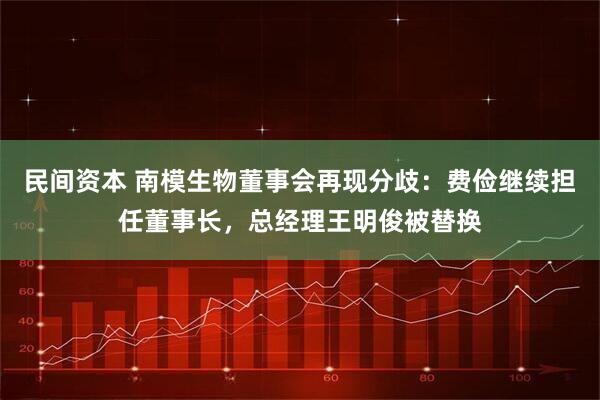 民间资本 南模生物董事会再现分歧：费俭继续担任董事长，总经理王明俊被替换