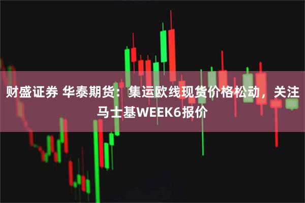 财盛证券 华泰期货：集运欧线现货价格松动，关注马士基WEEK6报价